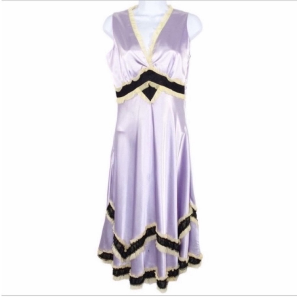 NELLI satin sleeveless dress M